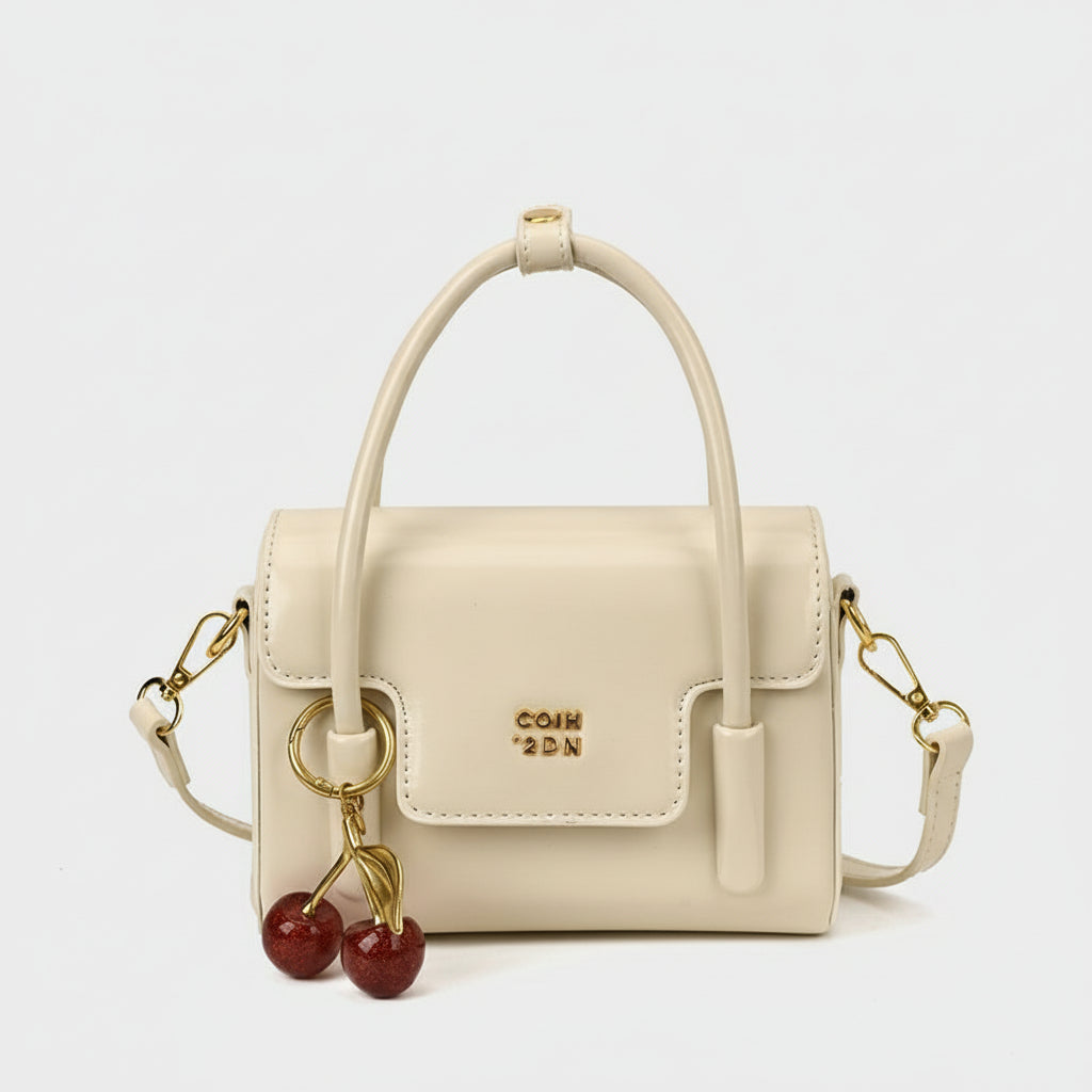 Chloe - Structured Sling Bag with Charm