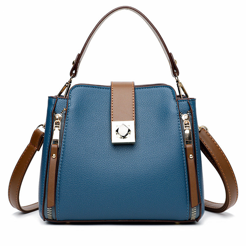 Gabriella - Two-Tone Organizer Crossbody