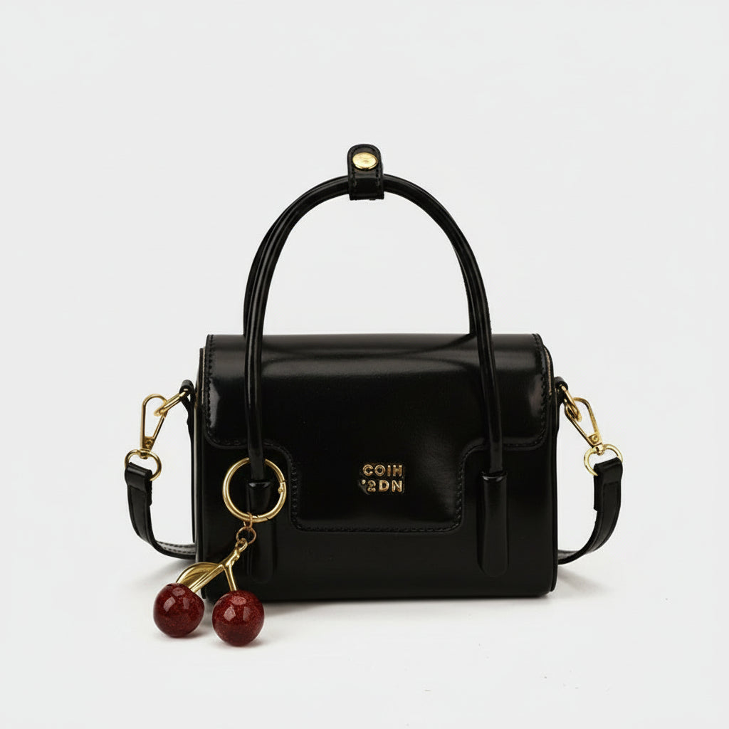 Chloe - Structured Sling Bag with Charm