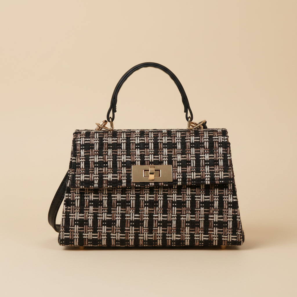 Isabelle - Woven Top Handle Crossbody