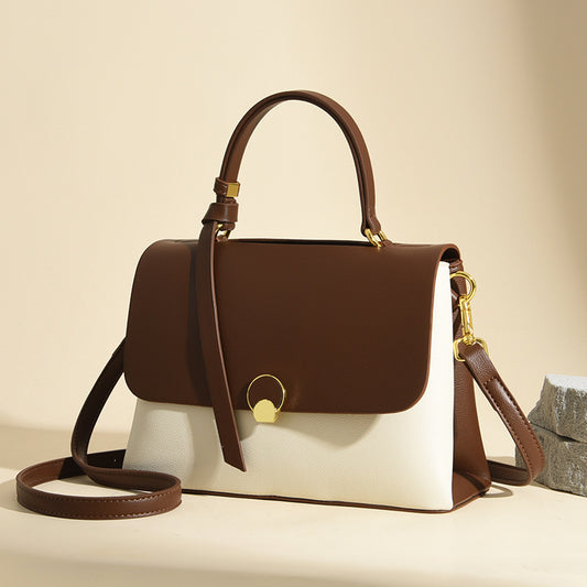 Sophia - Two-Tone Top Handle Crossbody