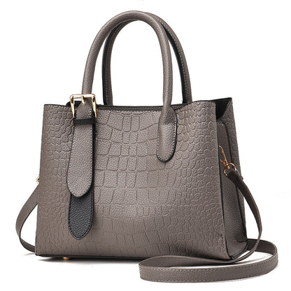 Zara - Croc-Embossed Commuter Tote