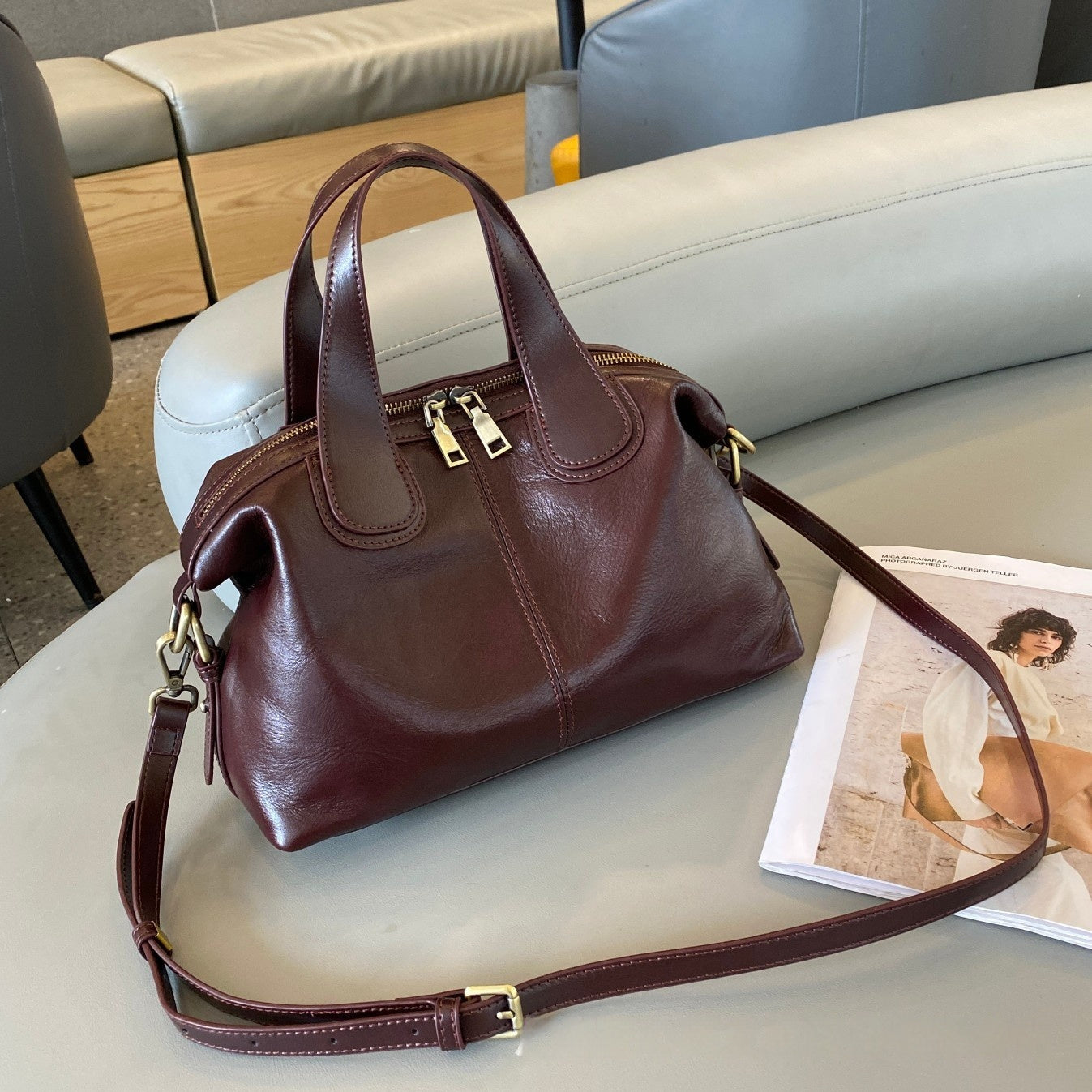 Clara - Vintage Pillow Handbag