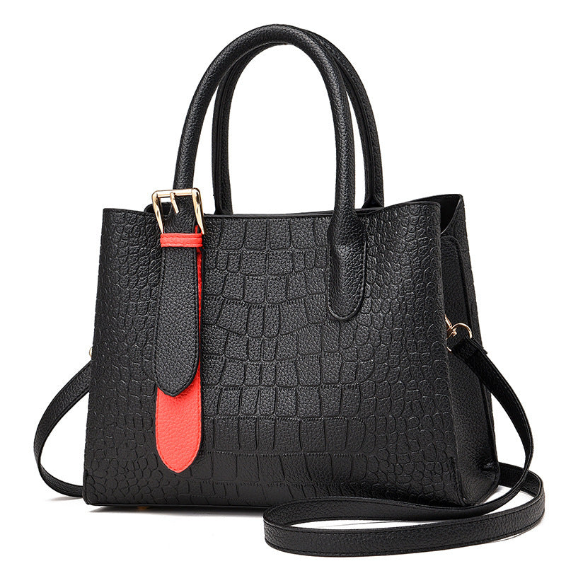 Zara - Croc-Embossed Commuter Tote