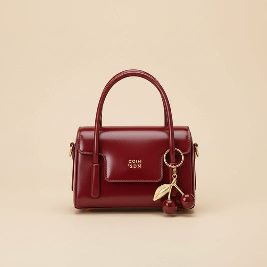 Chloe - Structured Sling Bag with Charm