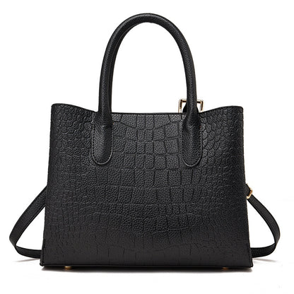 Zara - Croc-Embossed Commuter Tote