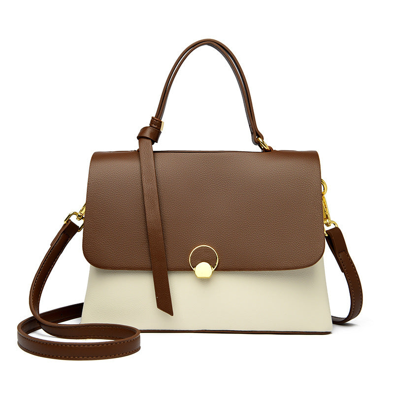 Sophia - Two-Tone Top Handle Crossbody