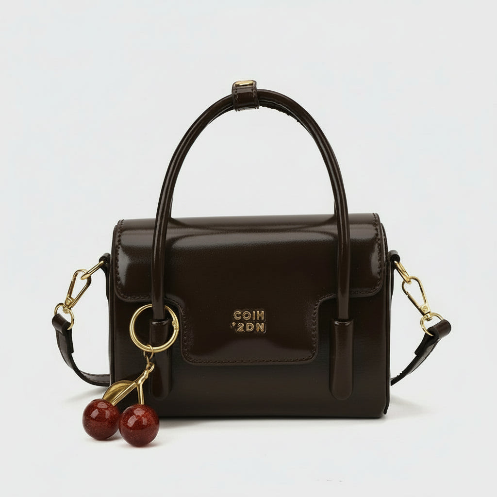 Chloe - Structured Sling Bag with Charm